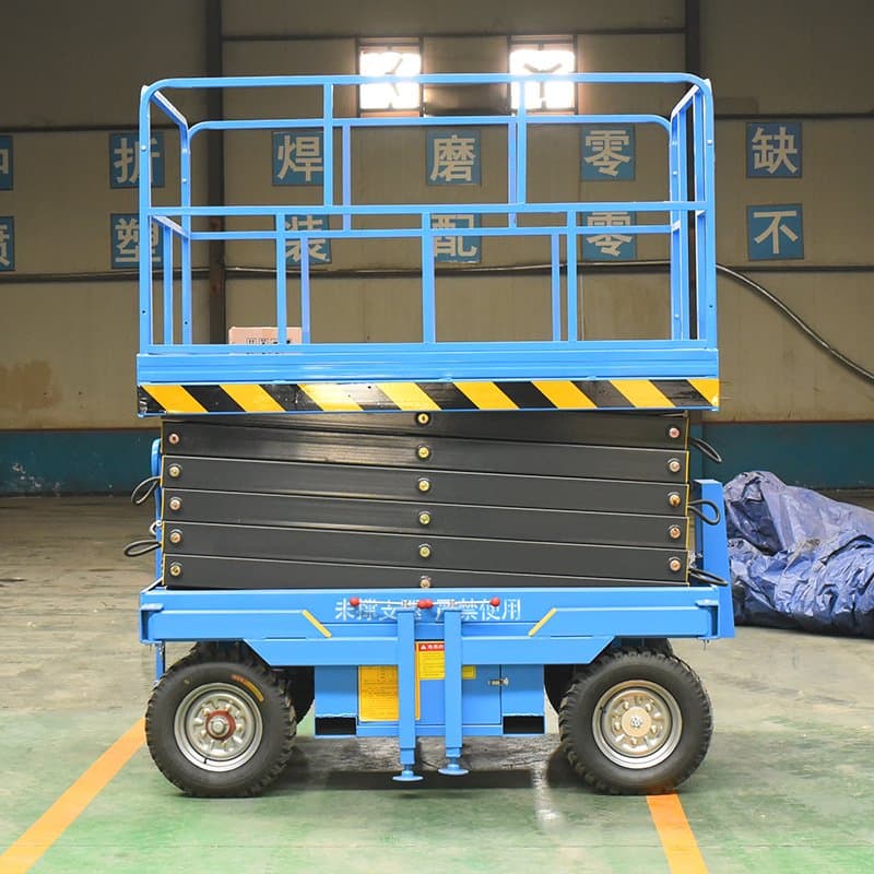 Electric Hydraulic Self-Propelled Scissor Lift Platform with CE Certification for Warehouse