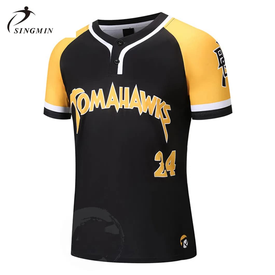 Full Sublimation High Quality Baseball Jersey with High-End Fabric
