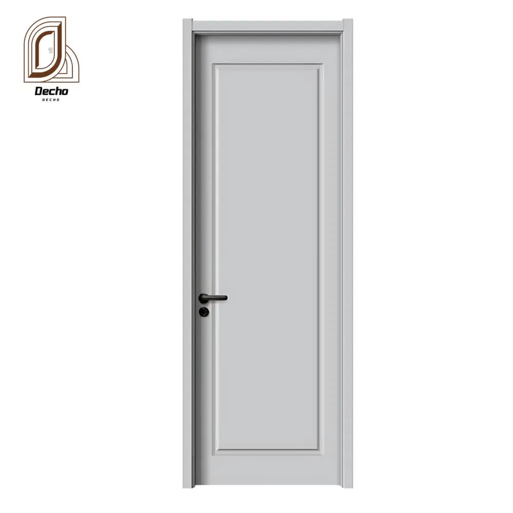 China Factory 100% Water Proof Wood Plastic WPC Door Interior Doors