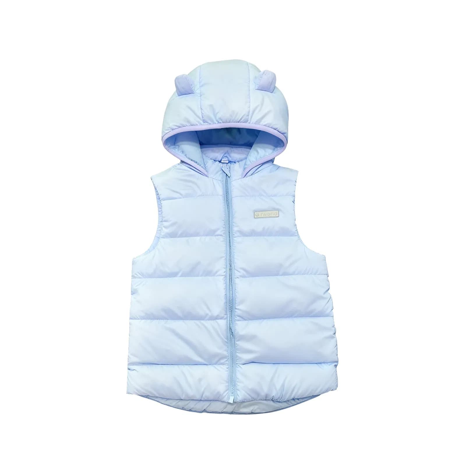 Kids Vest with Hoodie and Cute Ears, Warm and Casual