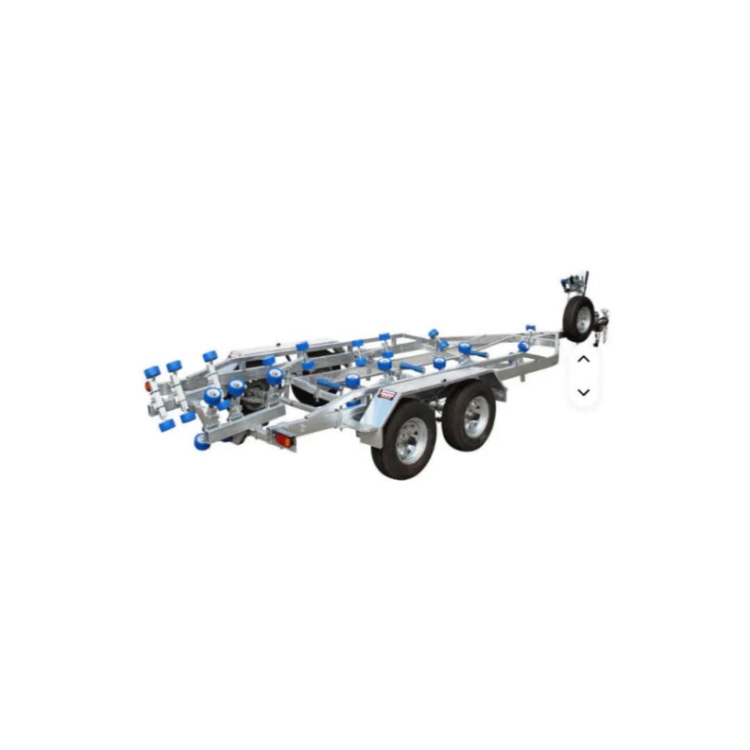 21.5FT Aluminum Boat Trailer Double Alex with Nice Price Customizable Boat Transport Trailer Heavy Duty Boat Trailer