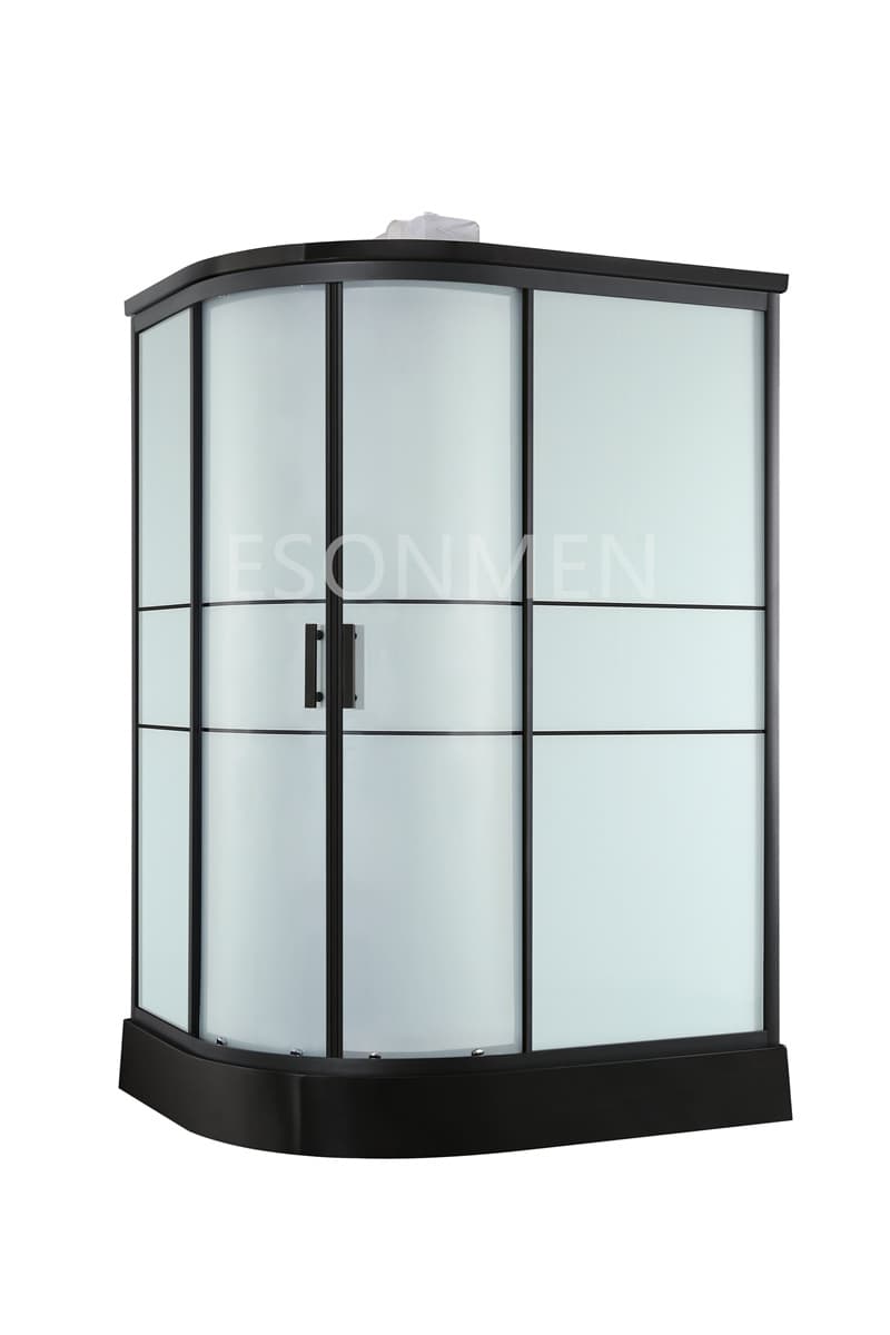 Contemporary Bath Glass Shower Enclosure with Built-in Toilet Unit for Dusch Wc