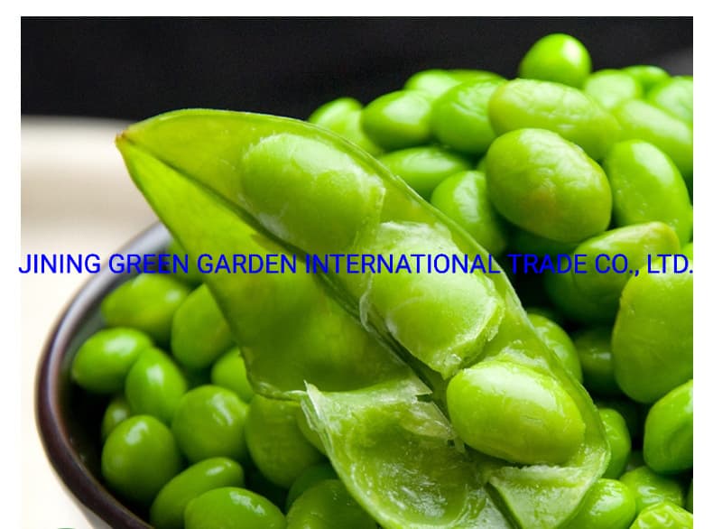New Crop Top Grade IQF Frozen Green Soy Bean, IQF Green Soybeans, Frozen Green Soybean, IQF Soy Bean, Frozen Soy Beans