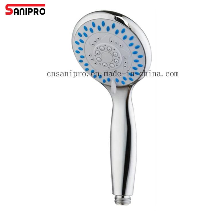 Sanipro Plastic Round Toilet Hand Shower High Pressure Multi Function Shower Head for Bathroom