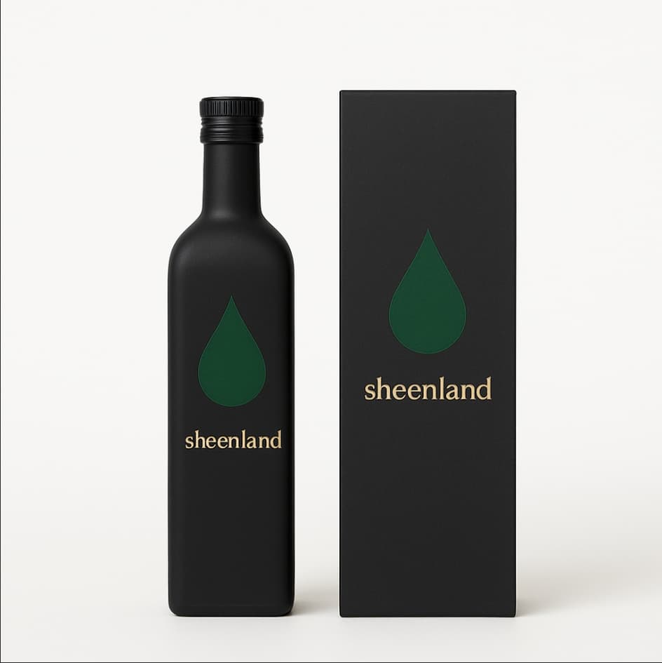 250ml 500ml 750ml 1000ml Matte Black Empty Olive Oil Glass Bottle