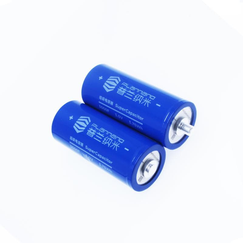 Plannano's Self-Developed Dry Polarizer Capacitor 3.0V 3000f Supercapacitor with a Million Cycle Life