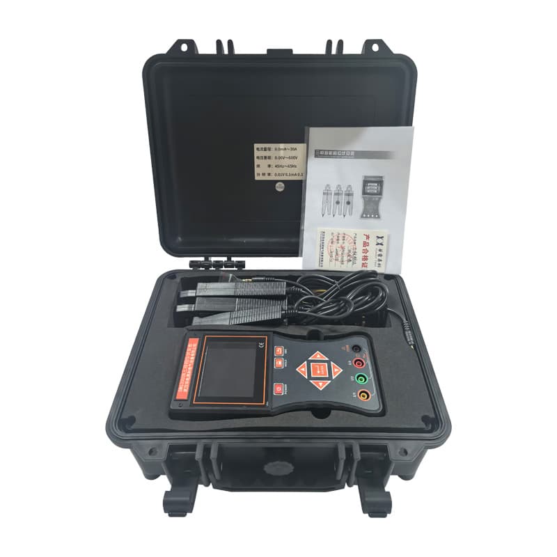 Professional Three Phase Smart Phase Voltage Current Meter with Vector Diagram Display for Transformer Wiring Group Judgment Three Phase Voltammeter