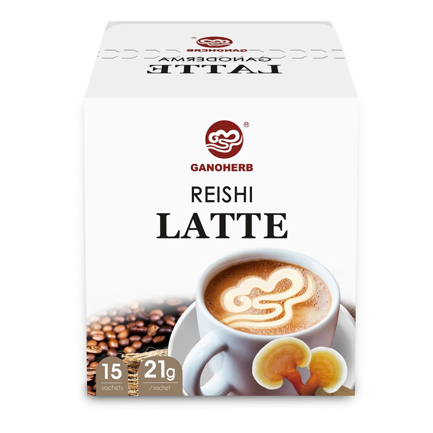 Reshi Mushroom Latte-4 in 1 Instant Coffee with Organic Ganoderma Lucidum Extract