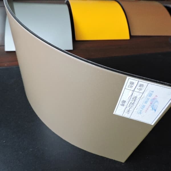 Wonderful-Wall 4mm Gold/Silver Matt Coating Aluminum Composite Panel ACP Sheet