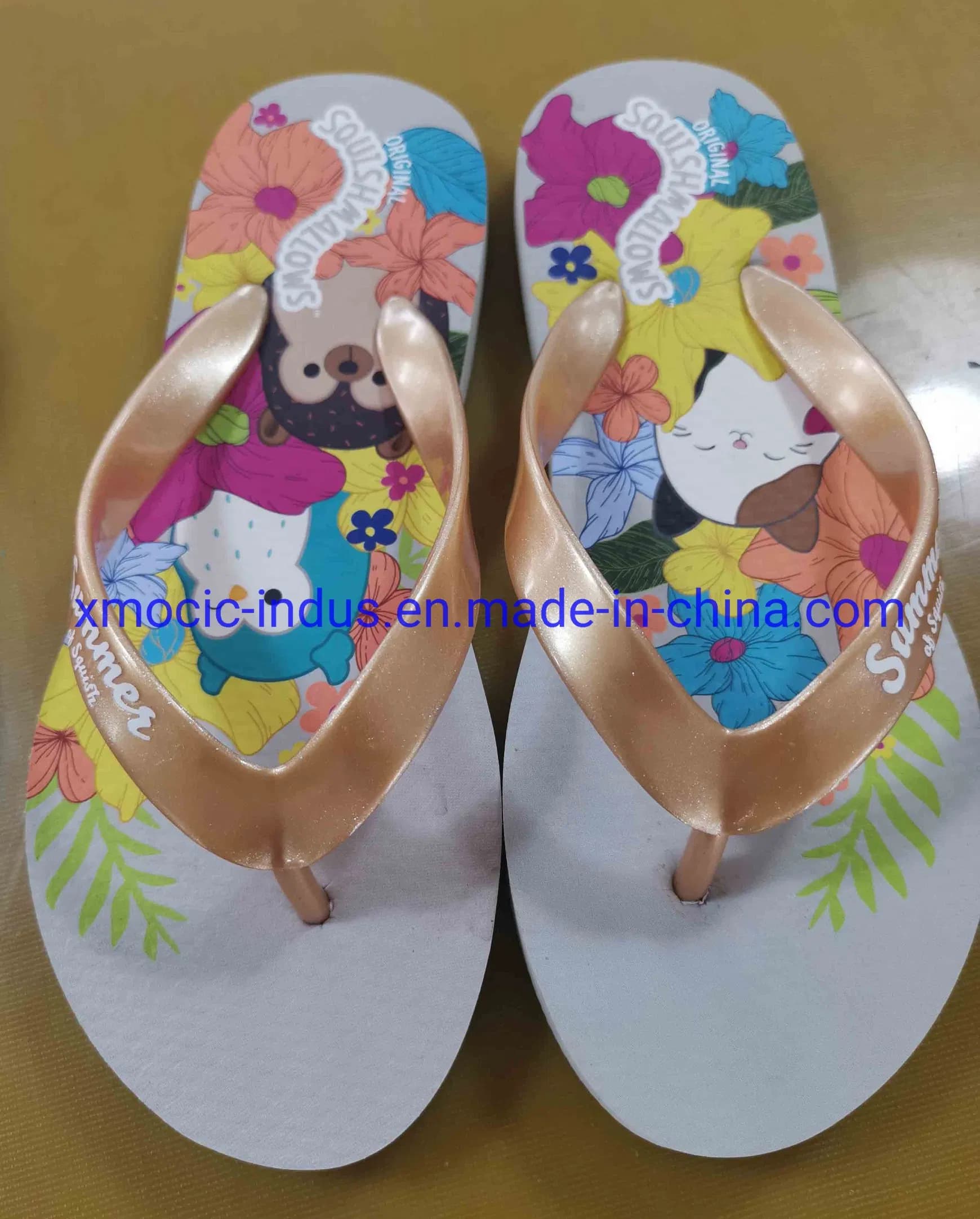 Slippers Casual Sandals Flip Flops Printing Slipper Children Summer Sandals