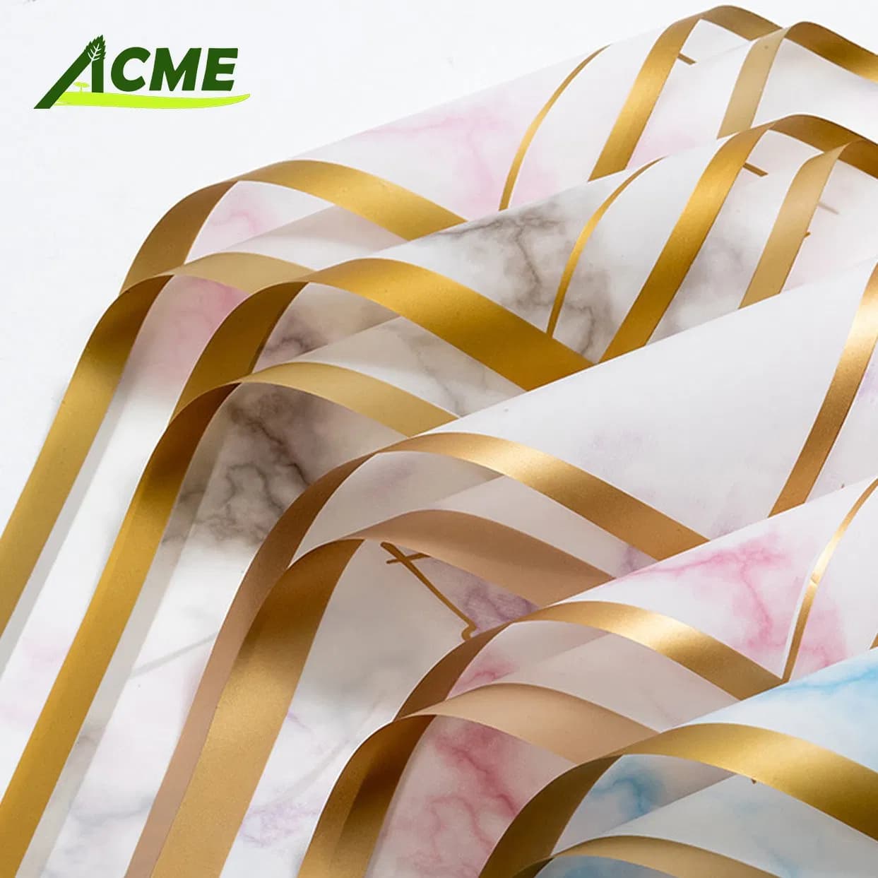 Wholesale Specialty Waterproof Plastic Flower Wrapping Paper