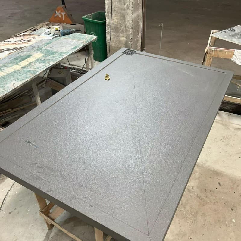 Porcelain Slab Sintered Stone Bathroom Furniture Shower Panel