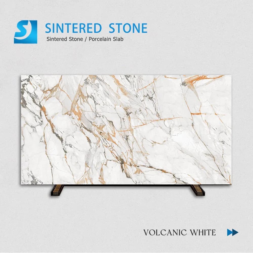 3200X1600X12mm Jade Sintered Stone Porcelain Slab Indoor/Outdoor Kitchen/Table Top
