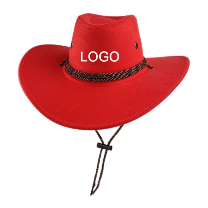 Western Style Cool Suede Nap Cowboy Hat with Customized Logo