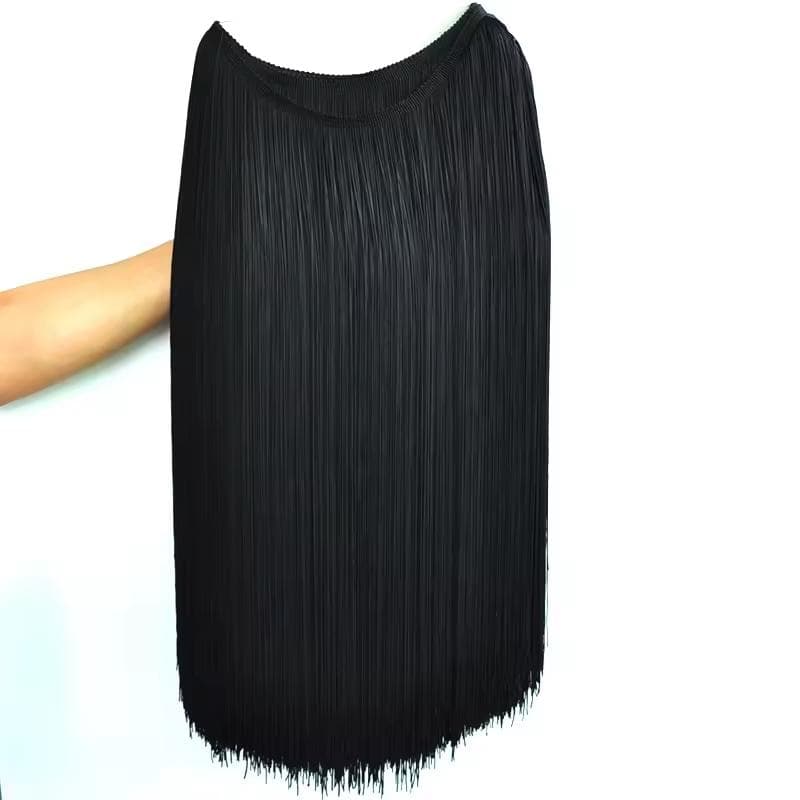 Wholesale 50cm 20 Inch Nylon Thickness Long Chain Silk Tassel Fringe for Dress