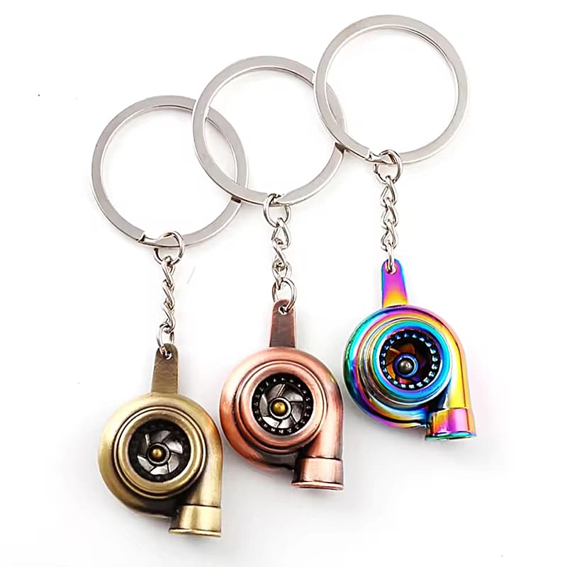 Wholesale Cheap Double Custom Key Ring Metal Keychain
