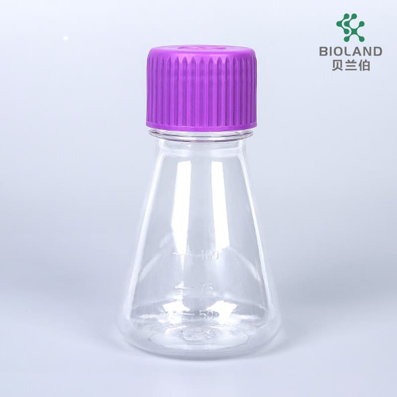 3000ml Erlenmeyer Flask Plastic PETG Flask for Storage and Suspension Cell Culture
