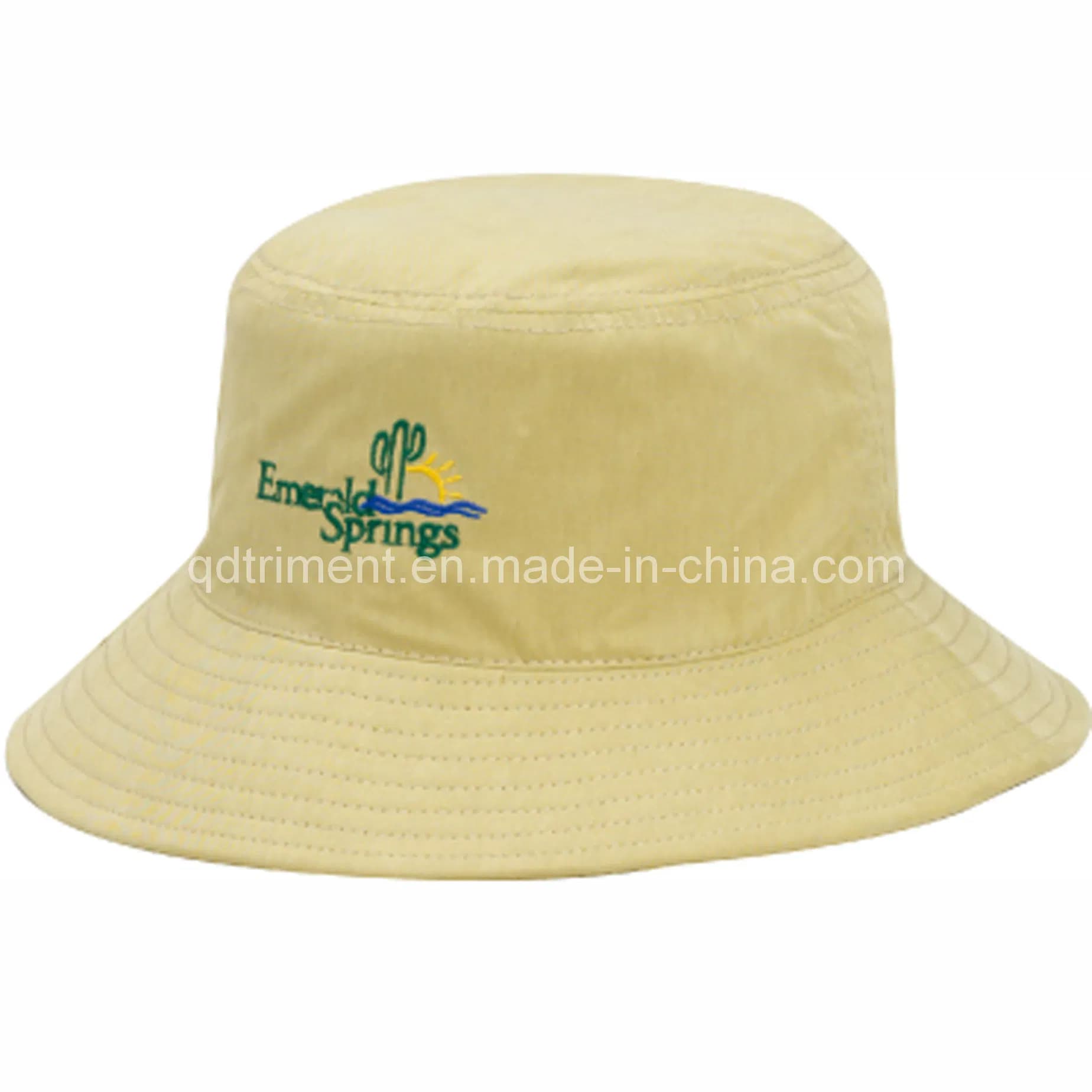 Casual Durable Polyester Twill Fishing Bucket Cap Hat (TRBT001B)