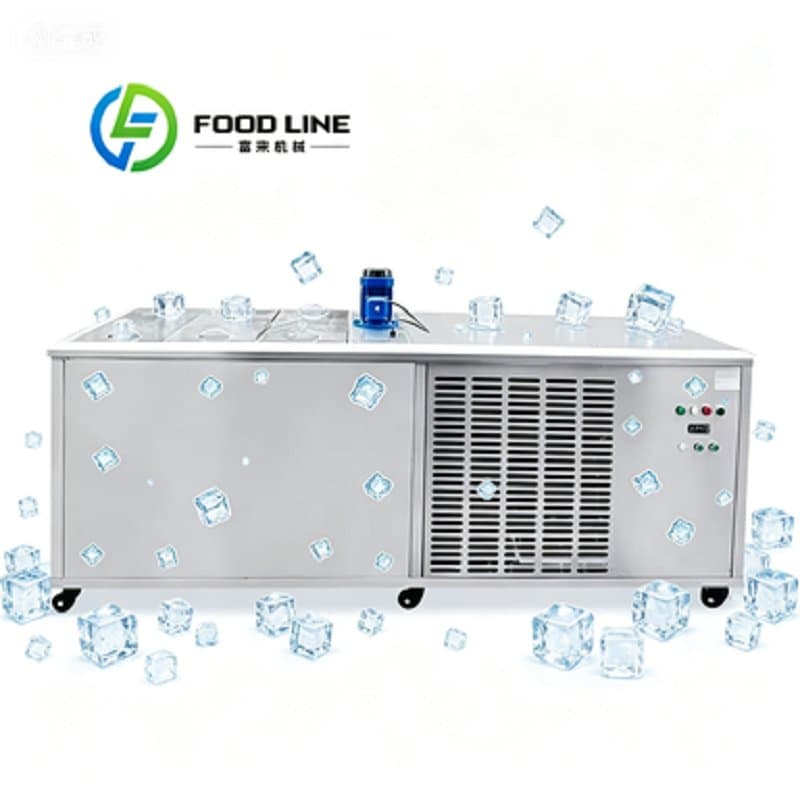 Industrial Flake Ice Machine Ideal for Fishery Seafood Cooling and Preservation