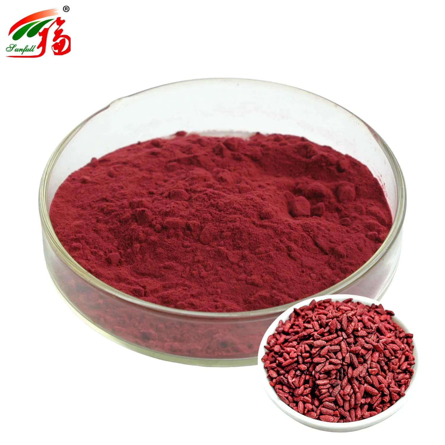 Natural Red Yeast Rice Extract 3% Monacolin K Dietary Supplement Raw Material