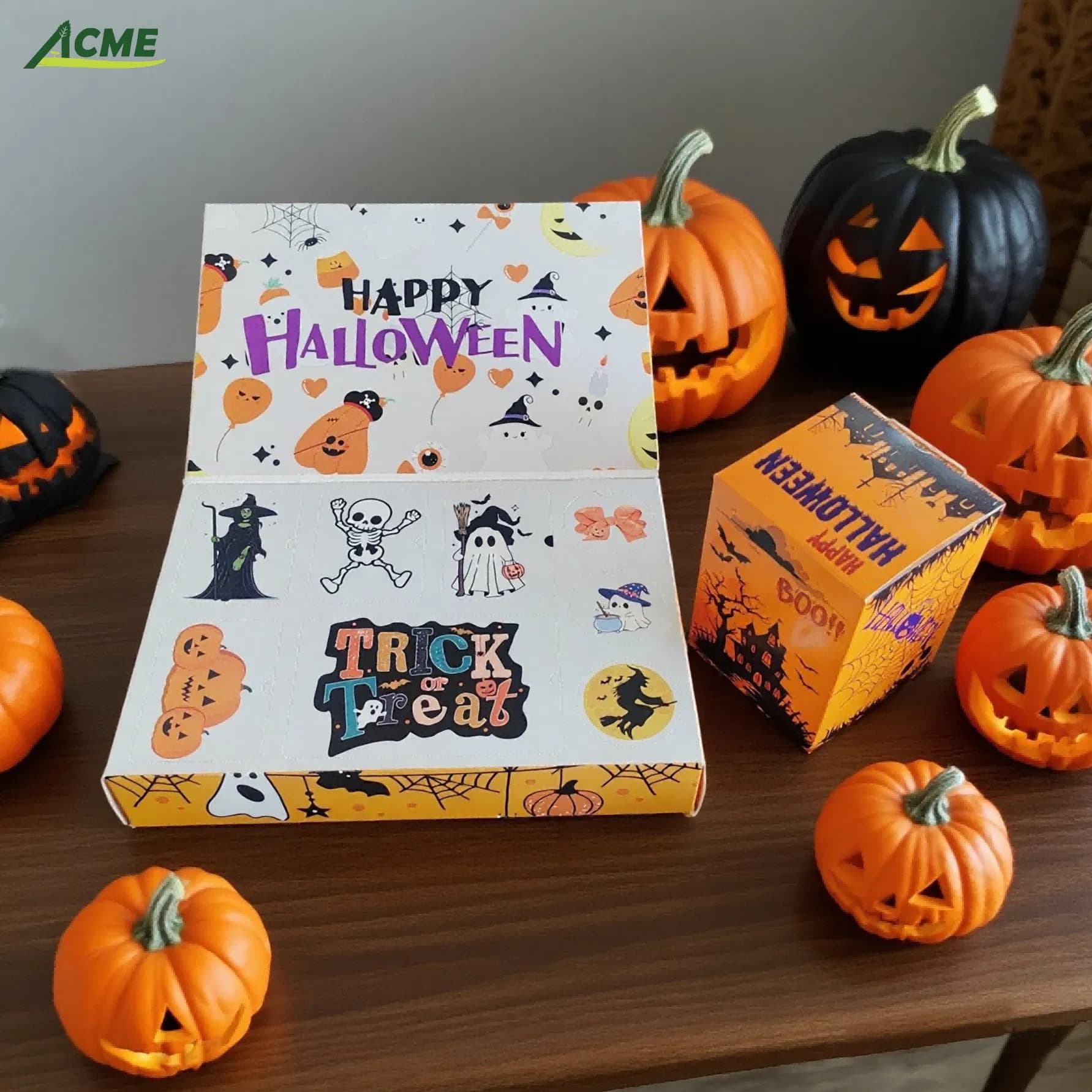 Wholesale Custom Recyclable Rigid Paperboard Countdown Design Calendar Box with Four-Color Printing for Holiday