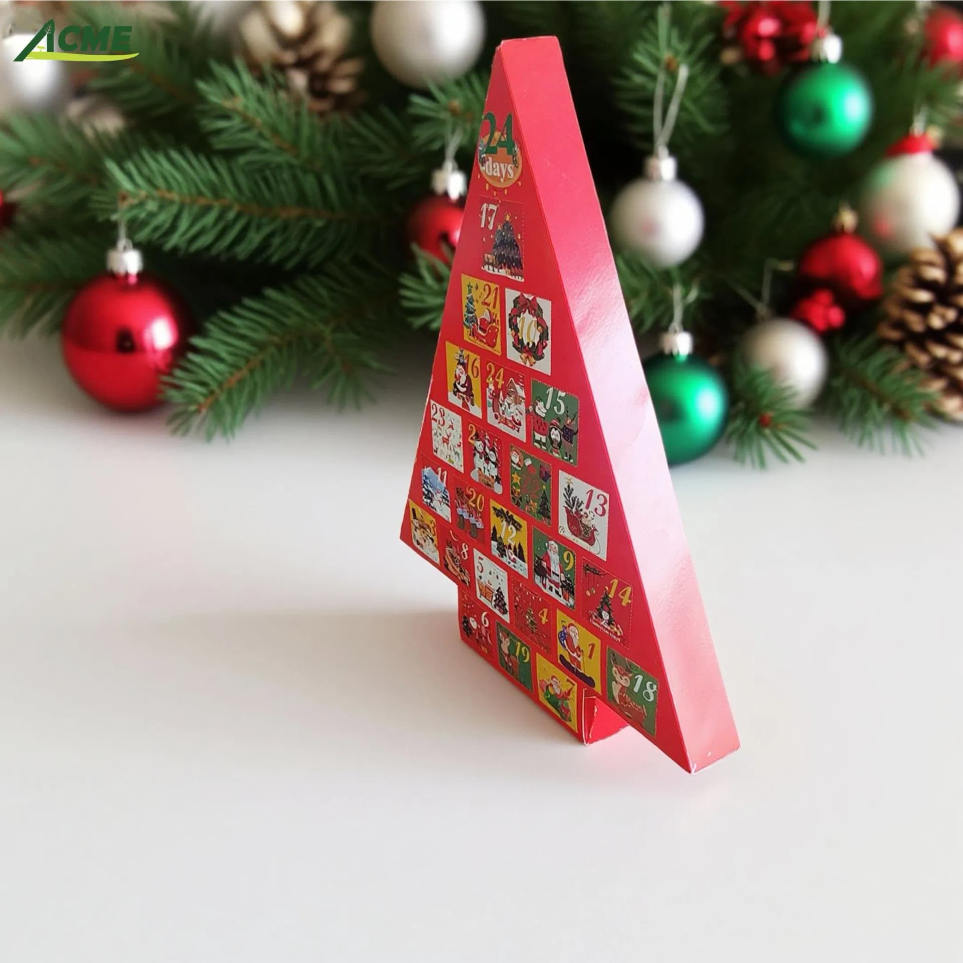Christmas Tree Shape 24-Day Advent Calendar Blind Box