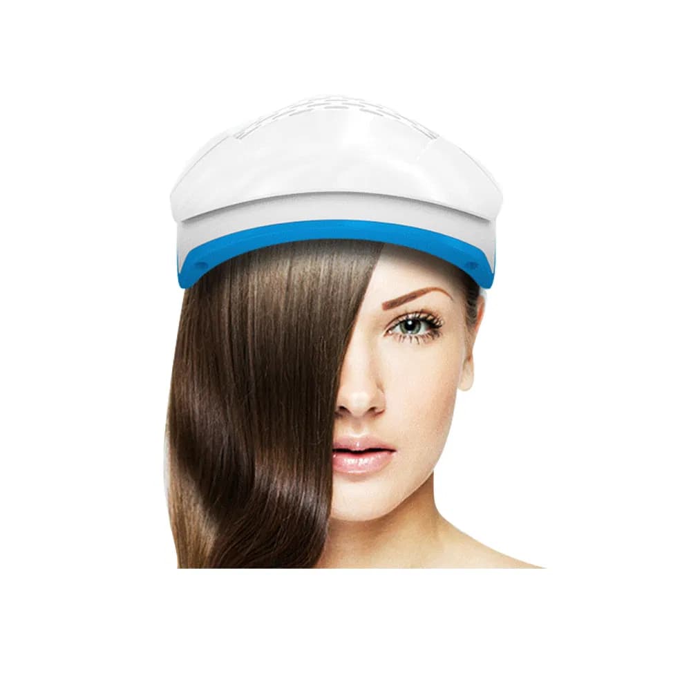 Hair Extension Human Hair Cap Machine Laser Hair Growth Helmet