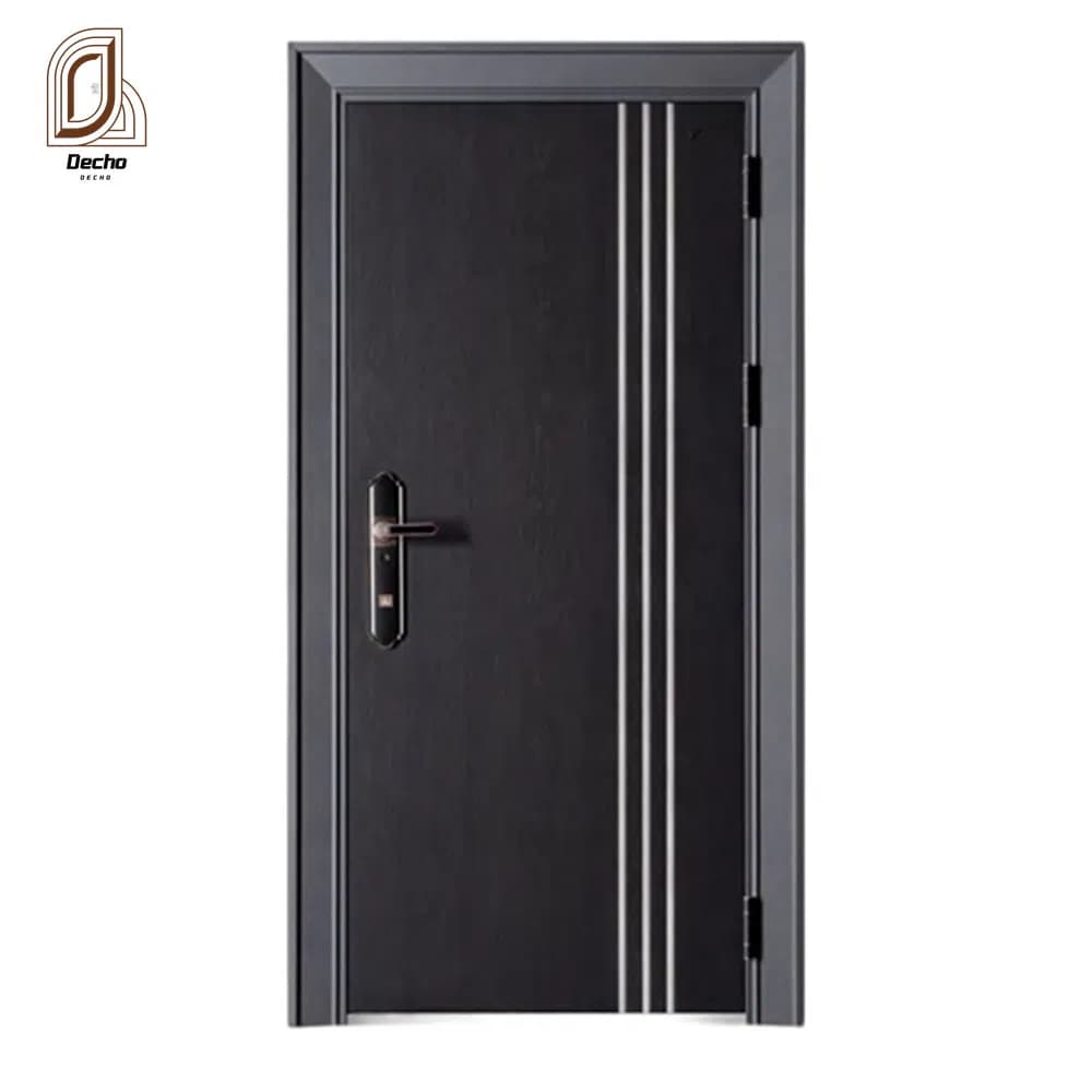 High Quality Exterior Entrance Door Front Main Gate Modern Residential Steel Security Door