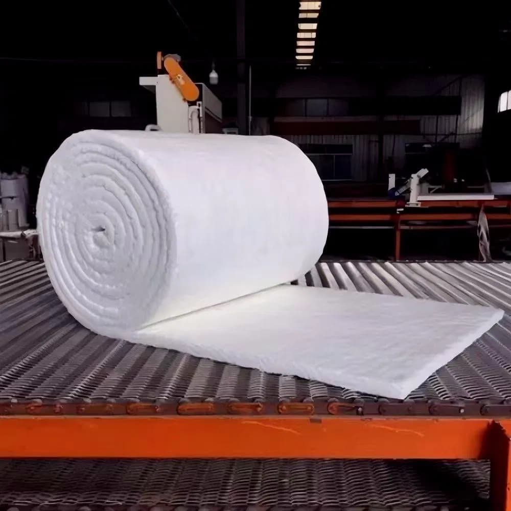 2600 F 2300f 1260 Ceramic Wool Furnace Insulation Aluminum Silicate Ceramic Fiber Blanket Ceramic Fiber Blanke