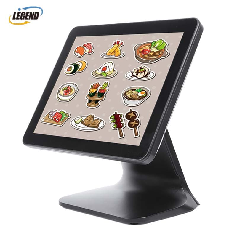 Quality Monitor 15 Inch Touch Screen Monitor with HDMI DVI USB POS System Display with Metal Stand