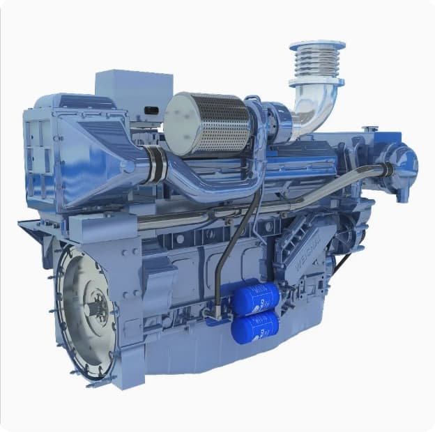 Reliable Heavy Duty Diesel Engine for Marine with Durable Performance