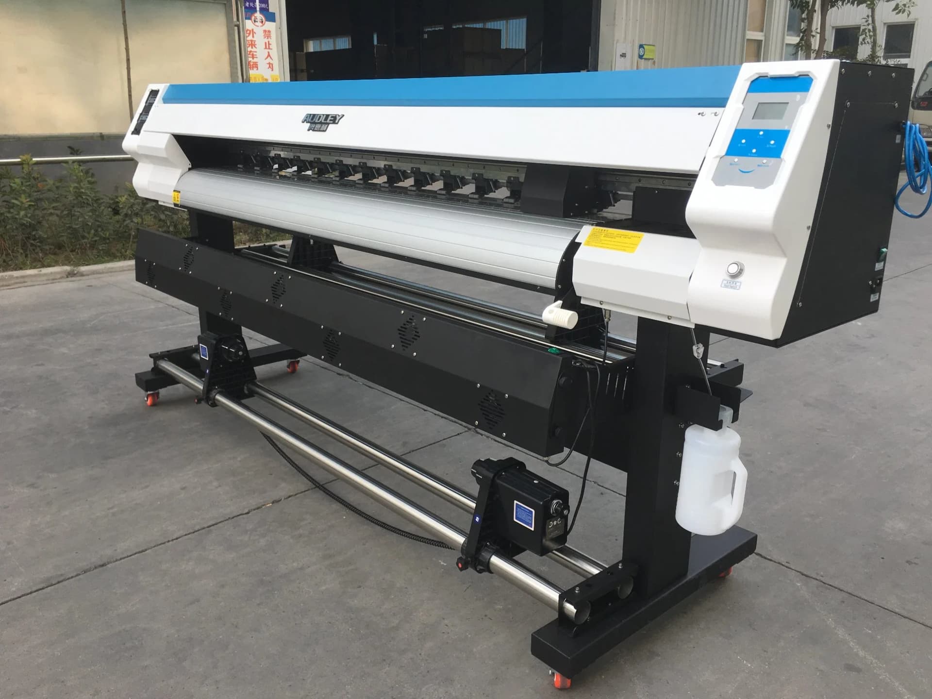 Audley 1.85m Width Dx5 Digital Eco Solvent Indoor and Outdoor Plotter Printing Machine with Ce
