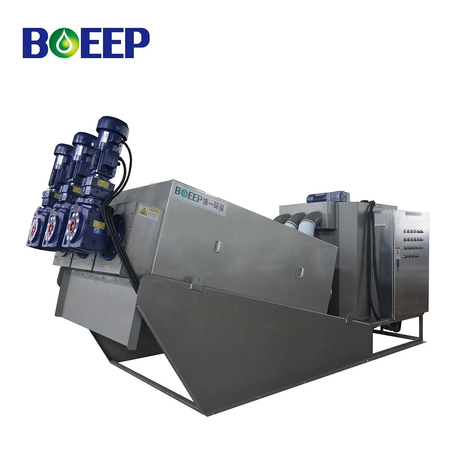 Sludge Dewatering Technologies Type Screw Press Dehydrator