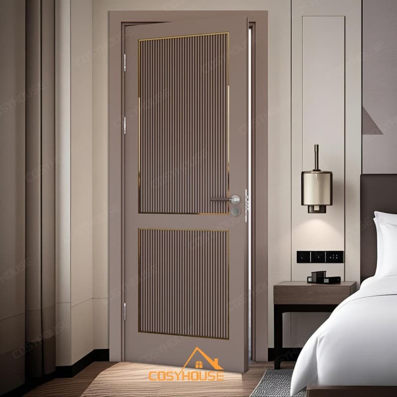 30-Minute Fireproof Wooden Interior Door for Apartments & Hotels