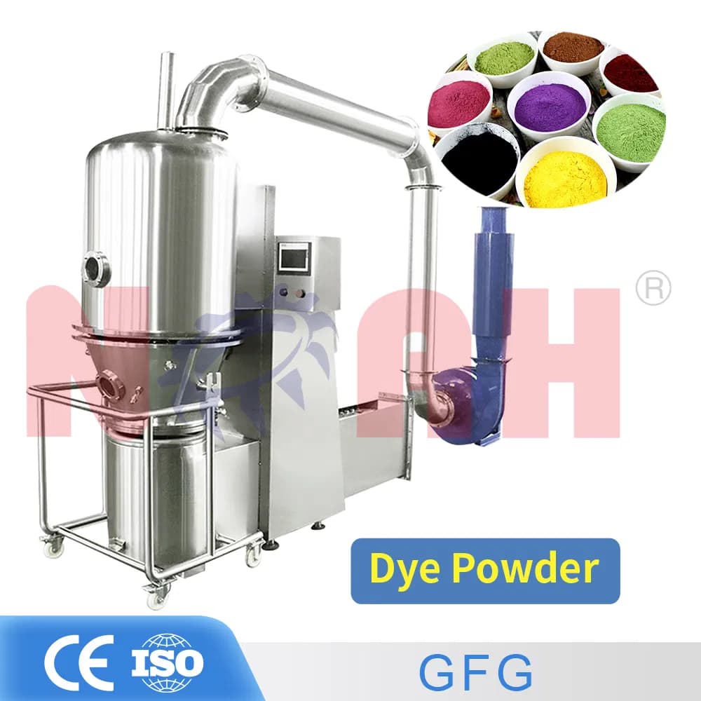 Gfg120 High Efficient Boiling Dryer Medicine Fluid Bed Dryer Machine with Sampling Port