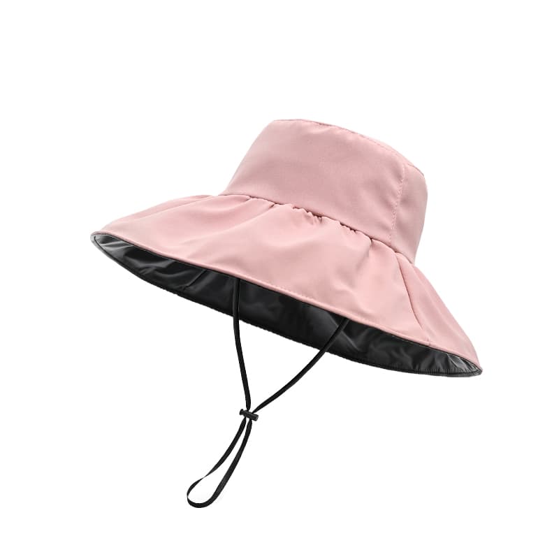 Spring Summer Large Brim Sun Protection Women Bucket Hat Fisherman Hat for Outdoor Activities