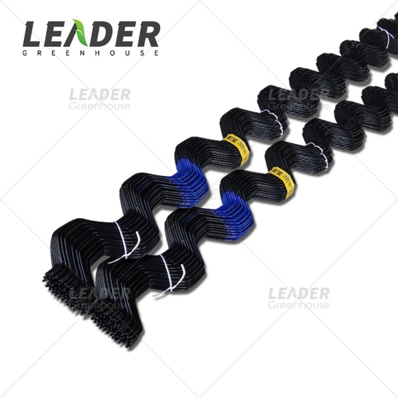 Multi-Span Greenhouse 2.0mm Spring Hot Selling Plastic Coating Wiggle Wire