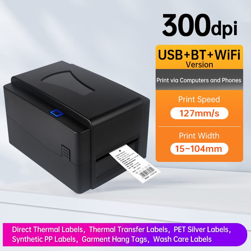Label Sheets for Inkjet Printer 203 Dpi Resolution Thermal Transfer Label Printer