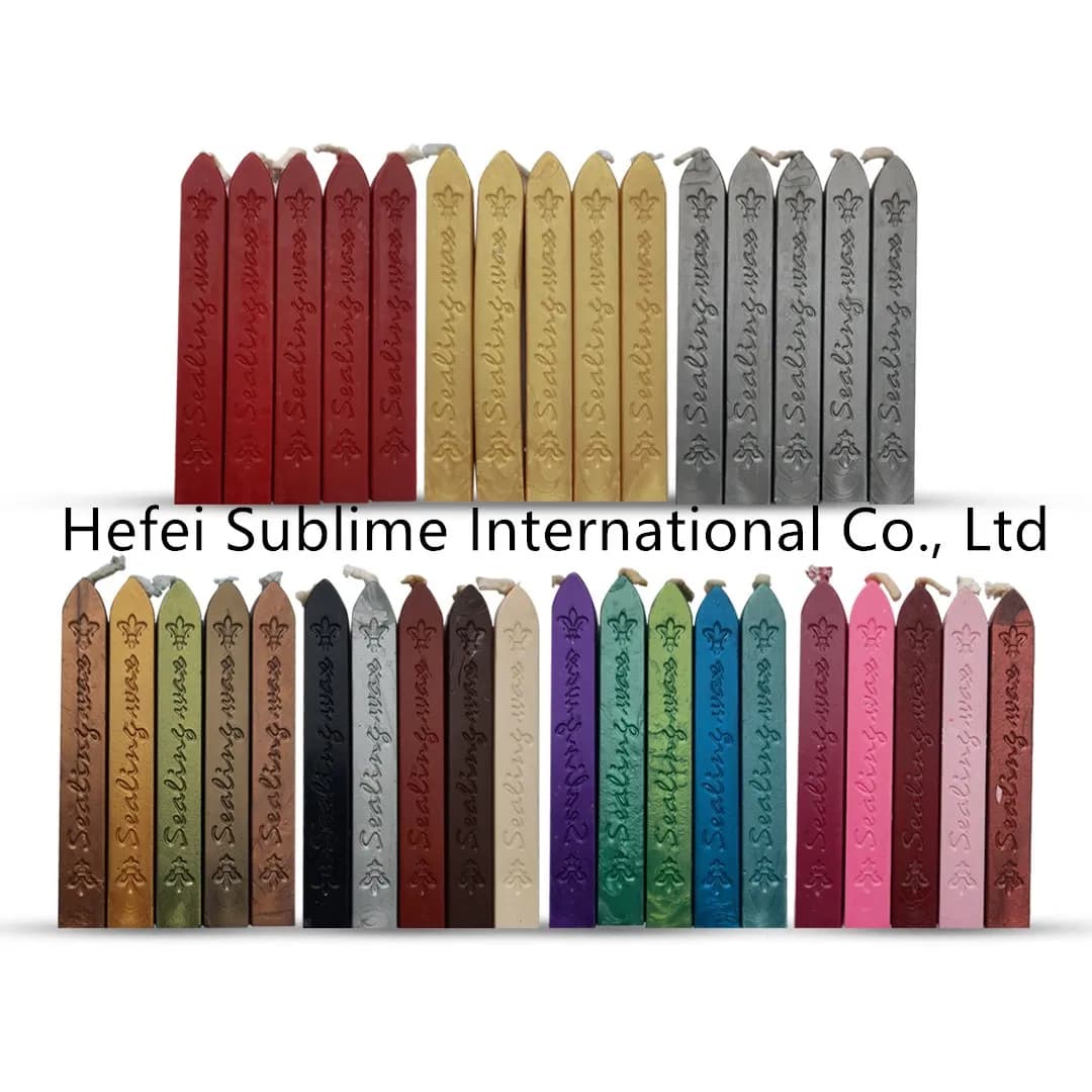 Antique Sealing Wax Sticks with Wicks for Postage Letter