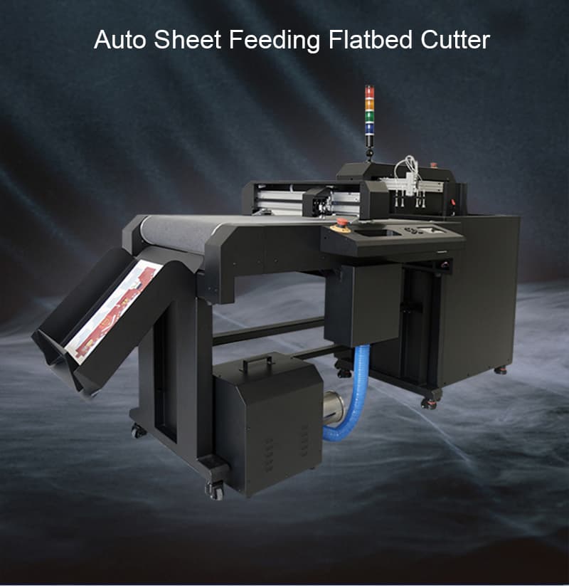Auto Sheet Feeding Flatbed Cutter Flatbed Label Cutter A3 A4 Vinyl Paper Die Cutting Plotter Machine