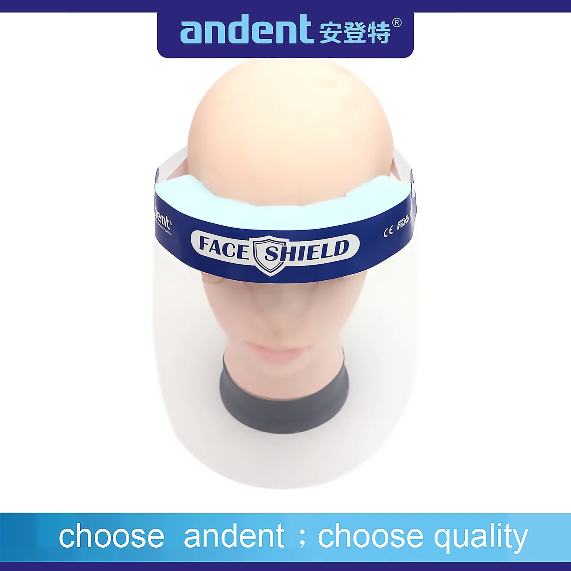 Medical Safety Protection Disposable Splash Proof Face Shield