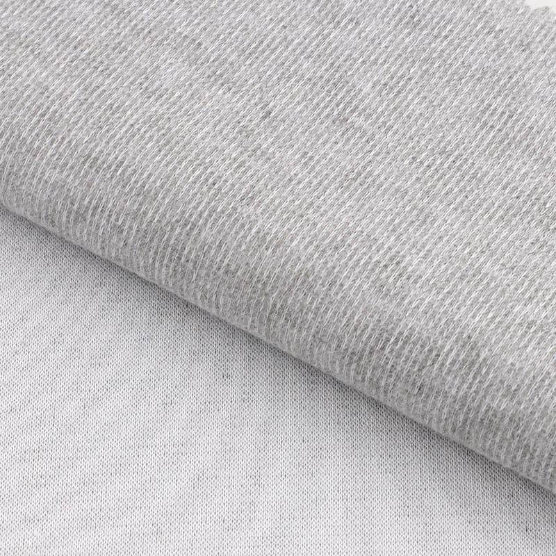 93.5%T 3.6%VI 2.9%Sp Knitted Velvet Fleece Fabric Men's 3/4 Sleeve Shirt