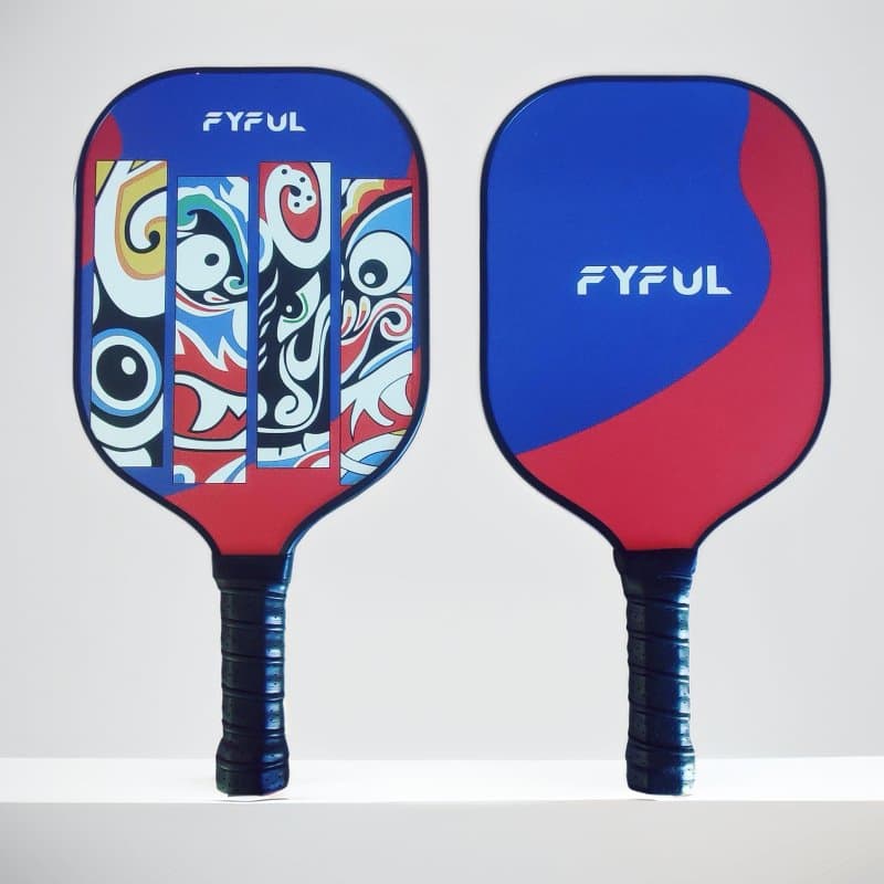 Pickleball-Paddles-Set of 2 Rackets with 2 Balls and Bag Usapa Approved Pickle-Ball Equipment with Accessories Fiberglass/Graphite Pickleball Racquet Set
