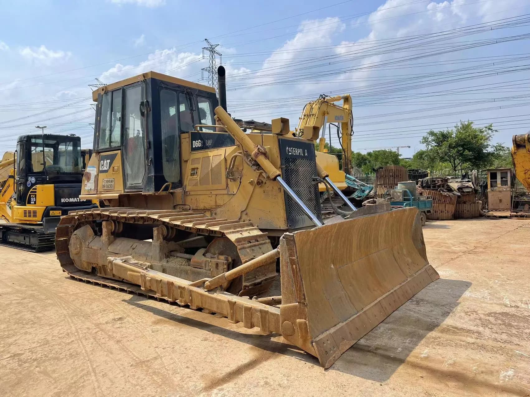 Original Used Caterpillar D6g Bulldozer Durable Cat Bulldozer in Good Condition