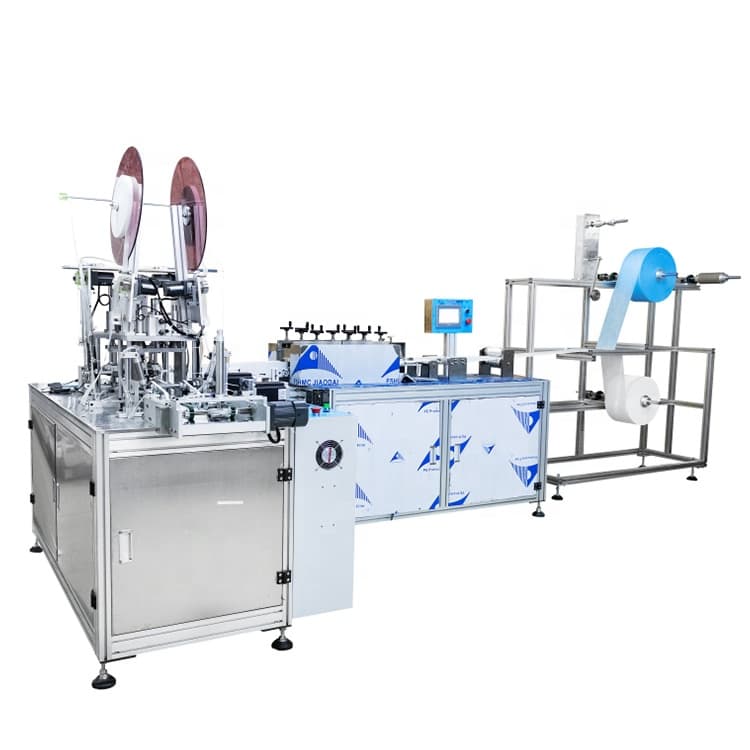 Automatic Medical Face Mask Machine Earloop 3 Ply Face Mask Maker Machine