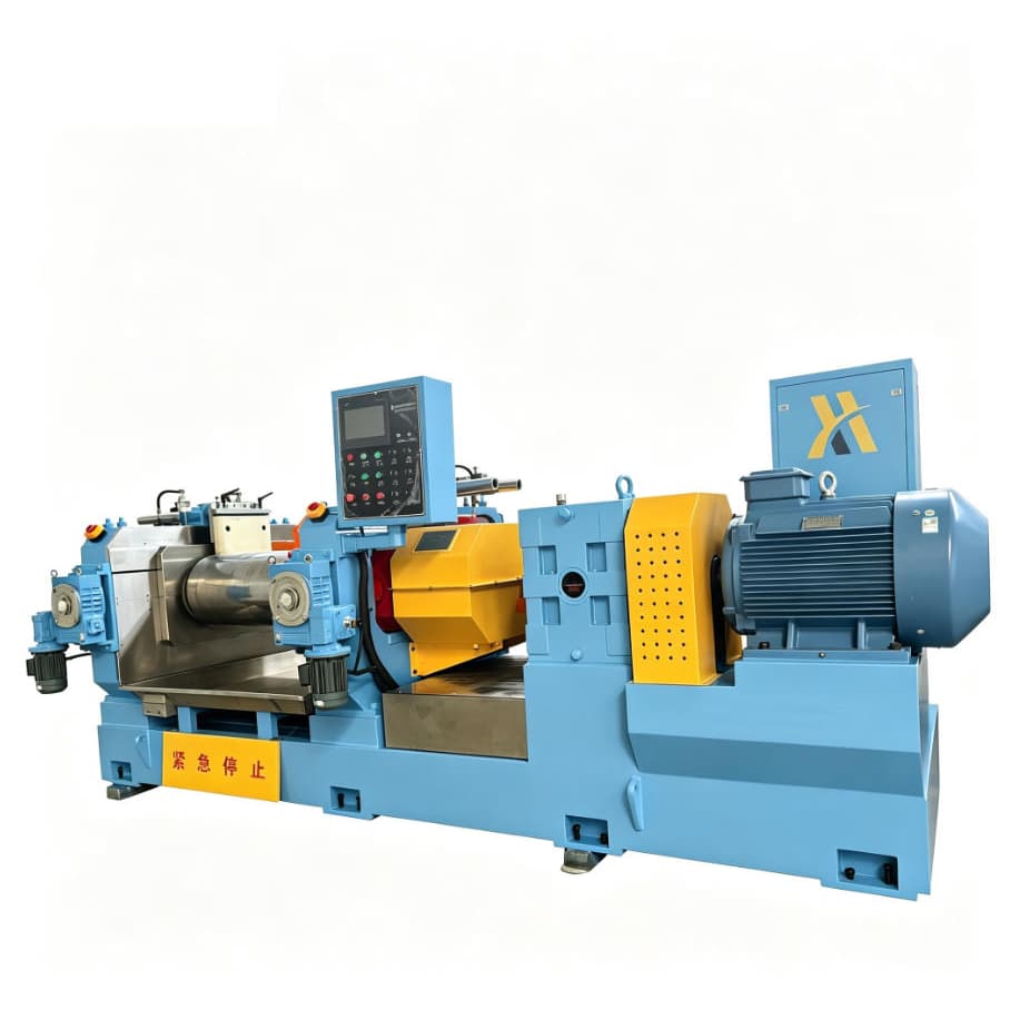 Automatic Manual Two Roll Rubber and Plastic Open Mixing Mill Machine / Rubber Mixer Machine