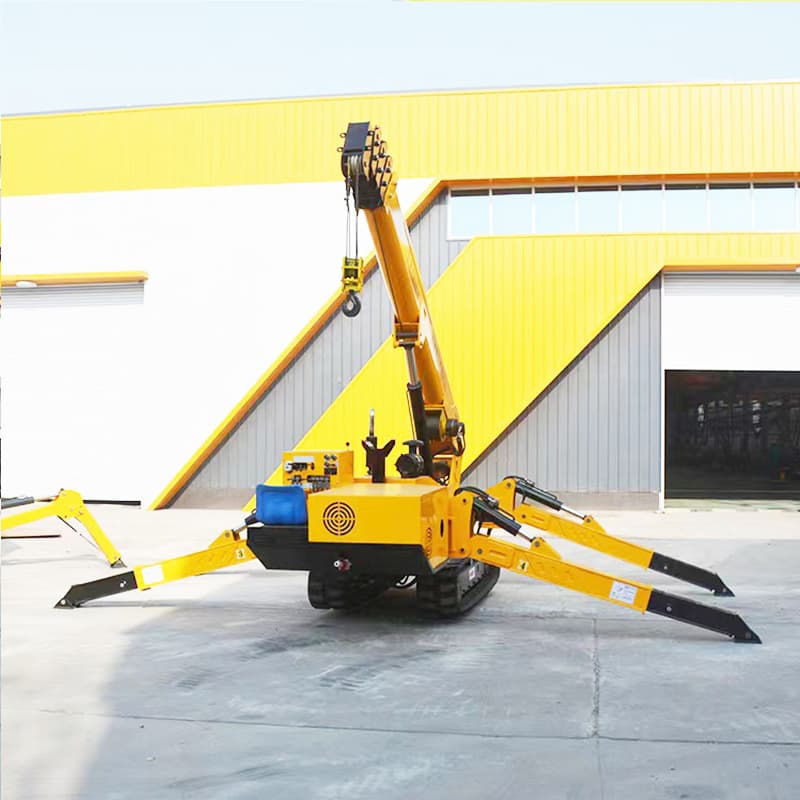 Hydraulic 3ton 8ton Crawler Mini Spider Crane for Construction Use
