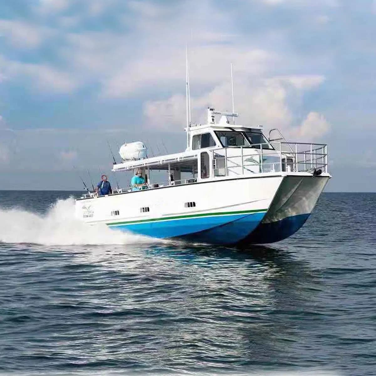 Aqualand 15m Speed Aluminum Passenger Aluminium Ferry Motor Boat