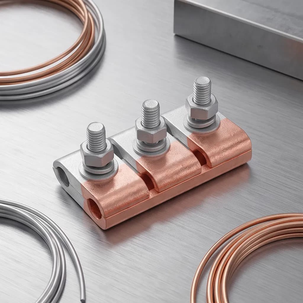 High-Quality, High-End Bimetallic Copper-Aluminum Integrated Parallel Groove Clamp