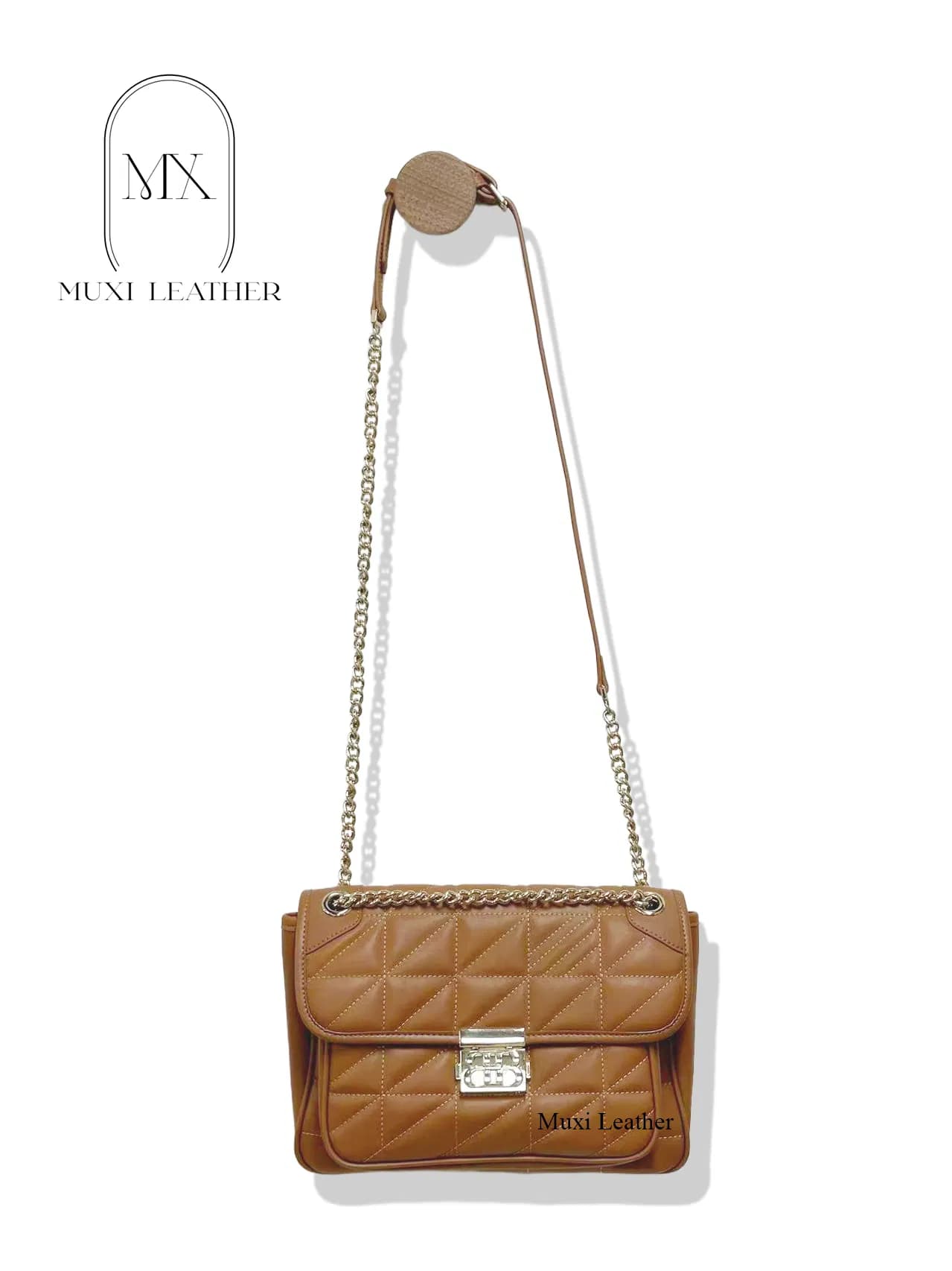 Lady Shoulders Chain Bag Messenger Shopping Bag Simple Embroidery Handbag